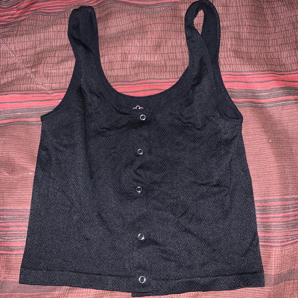 Black tank top